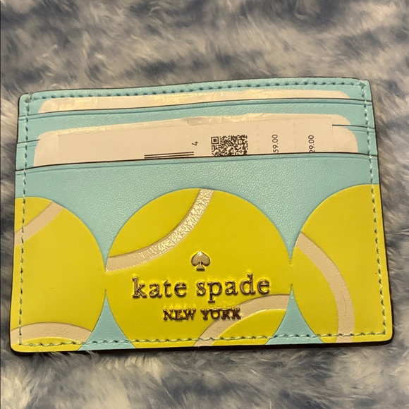 kate spade Handbags - Kate Spade Grand Slam Tennis Slim Card Holder New $129 MSRP Leather